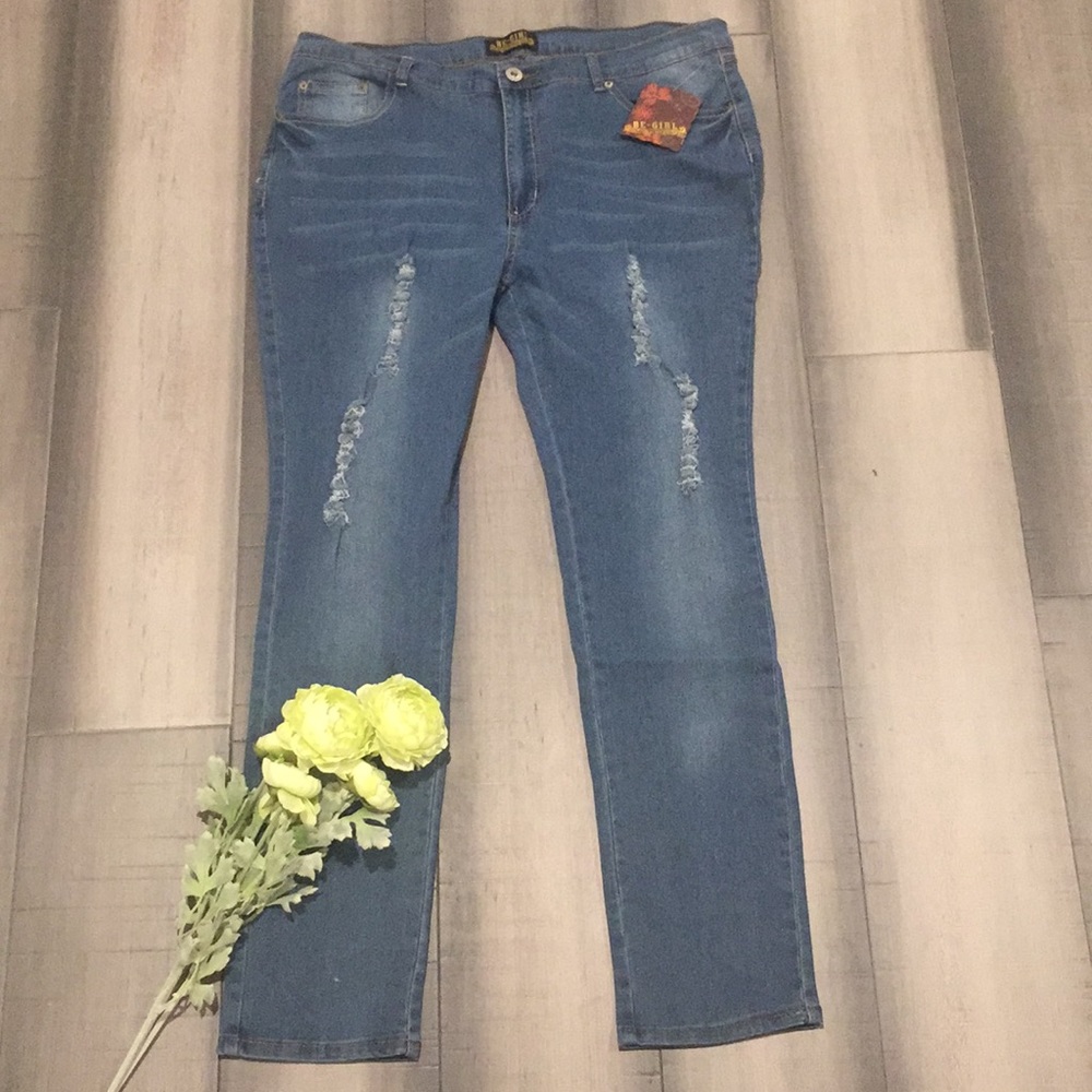 NWT Be Girl Distressed Jeans